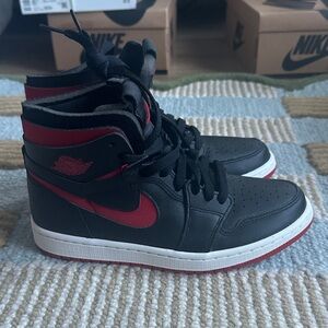 Jordan Black and Red High-Tops